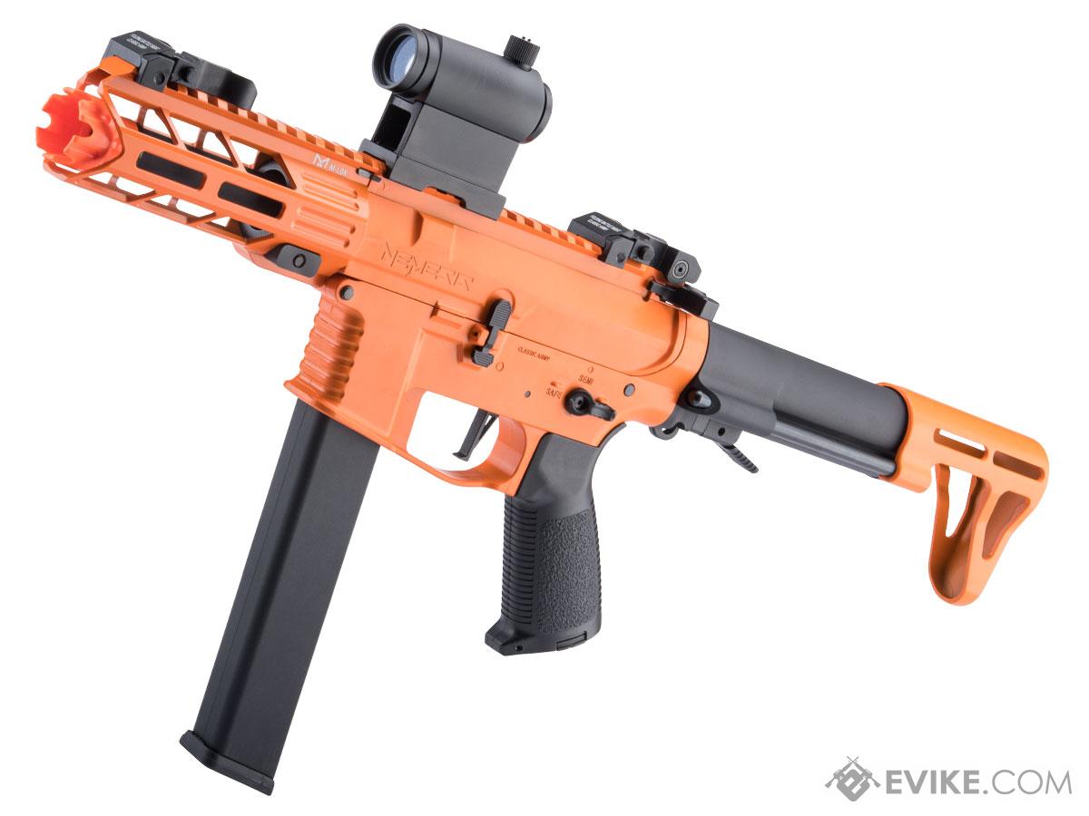 Classic Army Nemesis X9 Airsoft AEG Machine Pistol (Color: Orange / Black)