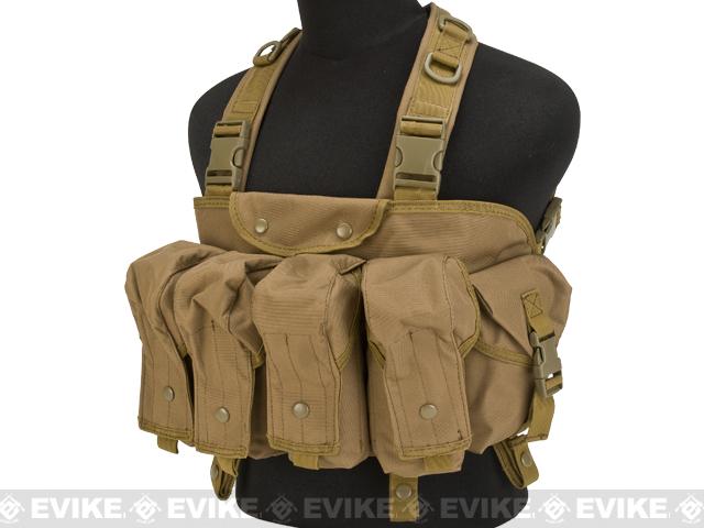 Lancer Tactical AK Chest Rig - Tan, Tactical Gear/Apparel, Chest Rigs ...