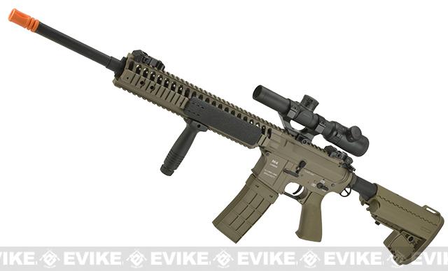 Classic Army Full Metal ECR-6 Airsoft AEG Rifle - Dark Earth