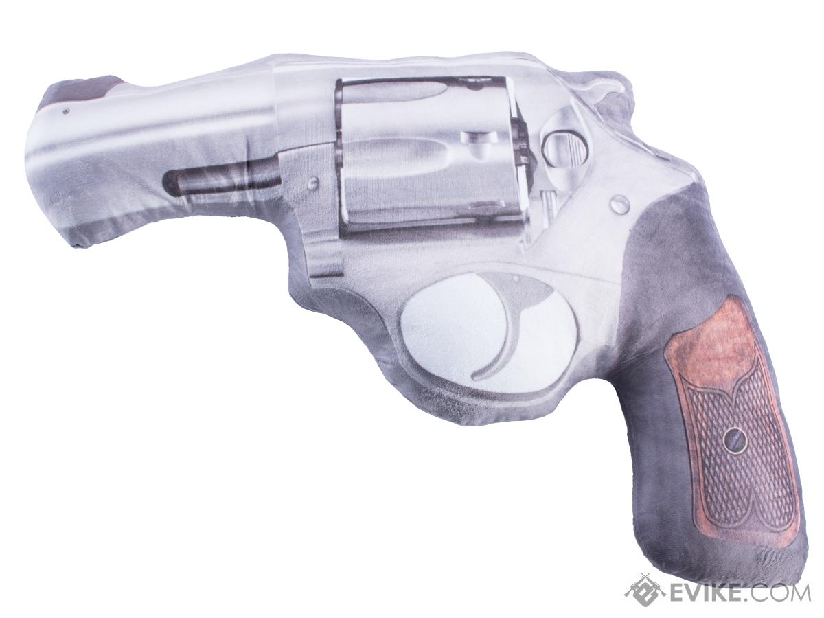 CampCo Caliber Gourmet Plush Gun Pillow (Model: Revolver)