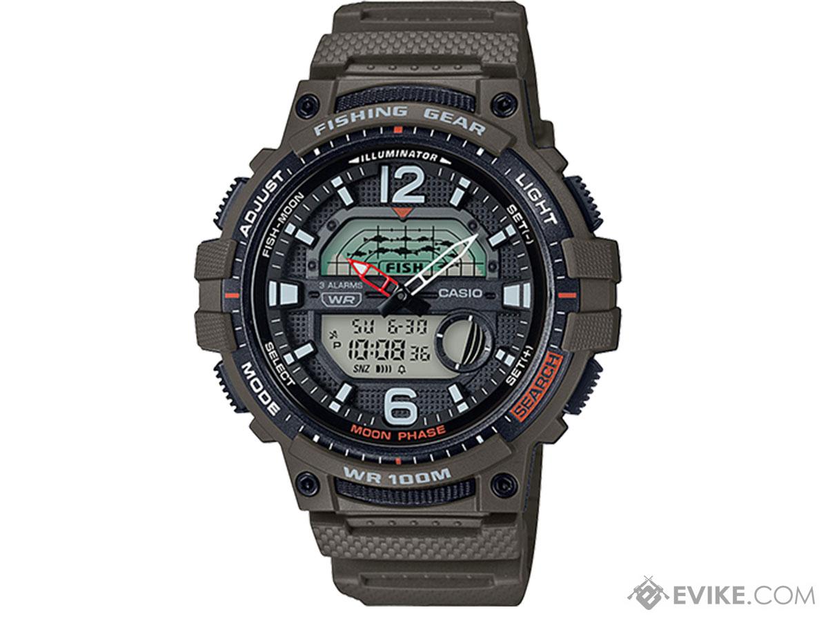 Casio G-Shock Sport WSC1250H Men's Fishing Watch (Color: Green
