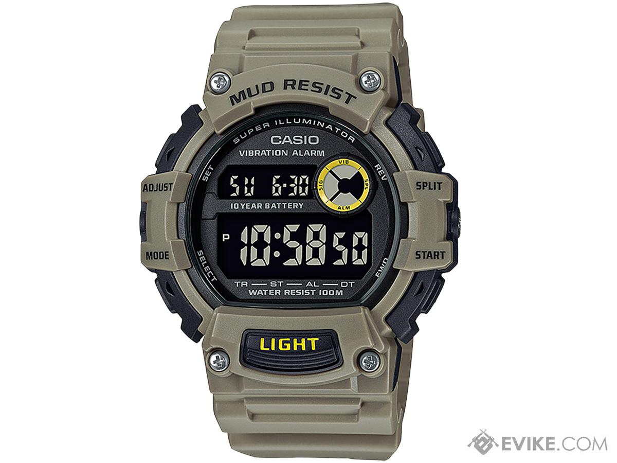 Casio TRT110H Mud Resistant Digital Watch (Color: Green)