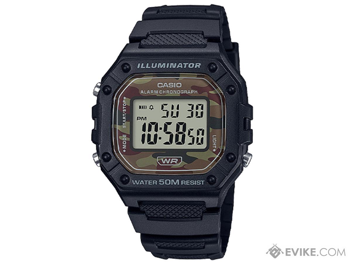 Casio Sports Series W218H Digital Watch (Color: Camo)