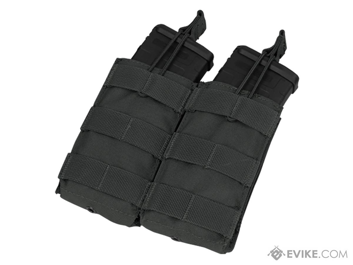 Condor Tactical Open Top Double AR15 / M4 / M16 / 5.56 NATO Magazine Pouch (Color: Black)