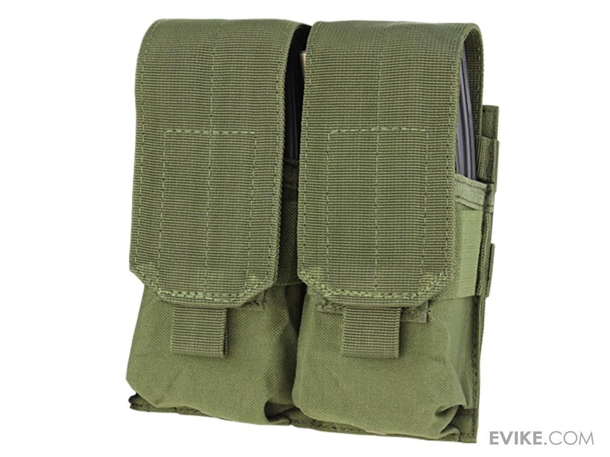 Condor Modular MOLLE Ready Tactical Double M4 M16 Magazine Pouch (Color: OD Green)