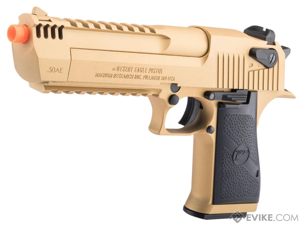 Desert Eagle Licensed L6 .50AE Full Metal Gas Blowback Airsoft Pistol by Cybergun w/ Custom Cerakote Finish (Color: Gold)