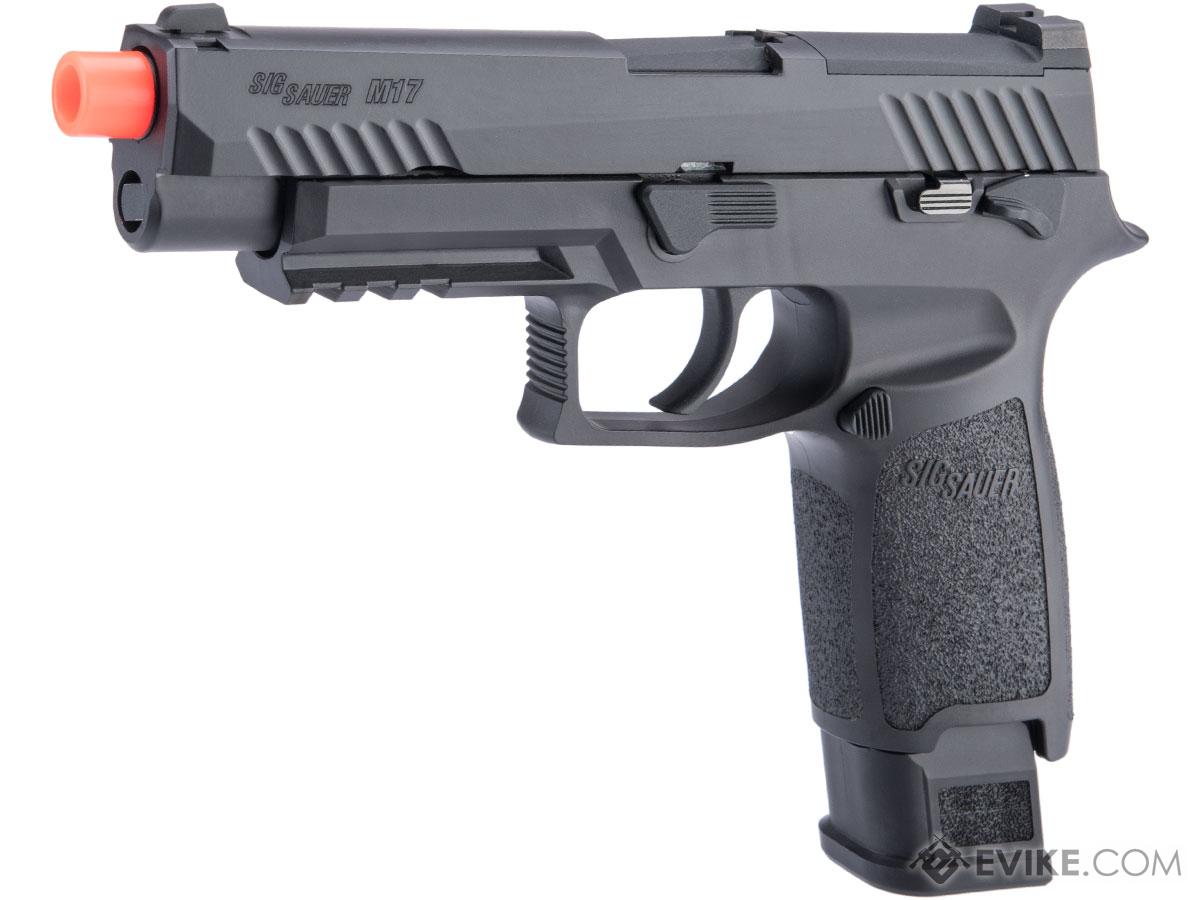 SIG Sauer ProForce P320 M17 MHS Airsoft GBB Pistol w/ ANM Customs Cerakote Finish (Color: Black)