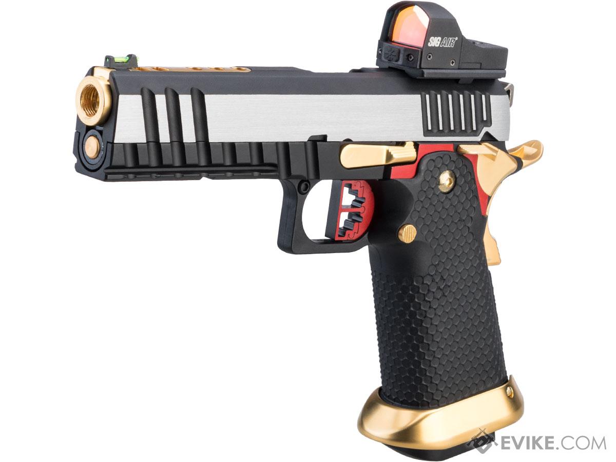 AW Custom Ace Competitor Hi-CAPA Gas Blowback Airsoft Pistol (Package: Two-Tone / Green Gas / Matrix Low Profile Sight)