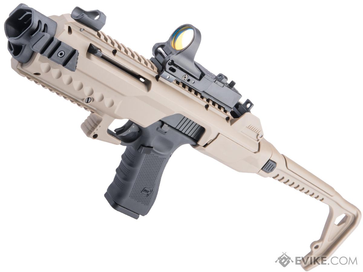 AW Custom VX Tactical Pistol Carbine Conversion Kit w/ Umarex Glock 17 CO2 Airgun (Color: FDE)