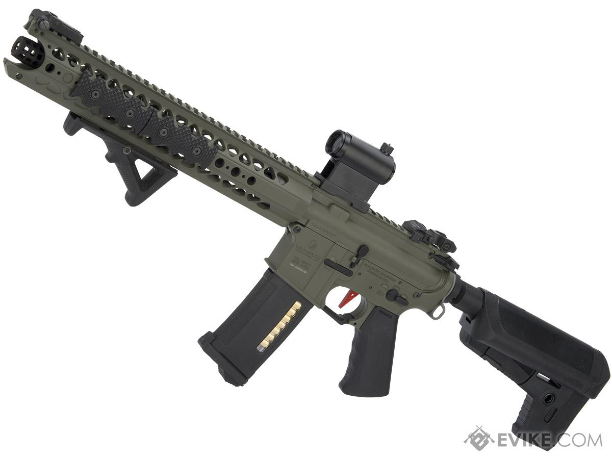 Umbrella Armory Custom Krytac LVOA Airsoft AEG Rifle (Color: Foliage Green / 350 FPS 40 RPS / CQBR)