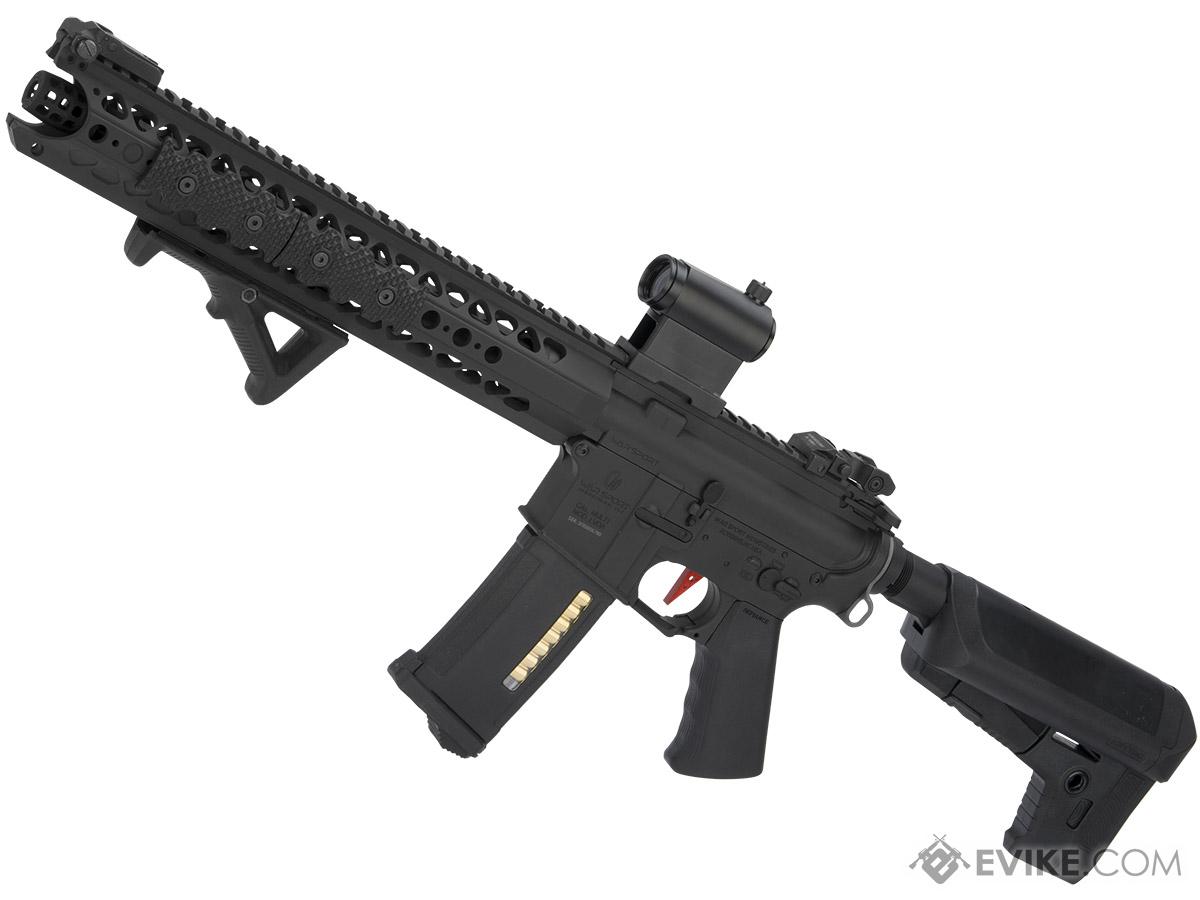 Umbrella Armory Custom Krytac LVOA Airsoft AEG Rifle (Color: Black / 400 FPS 30 RPS / CQBR w/ 2x Battery)