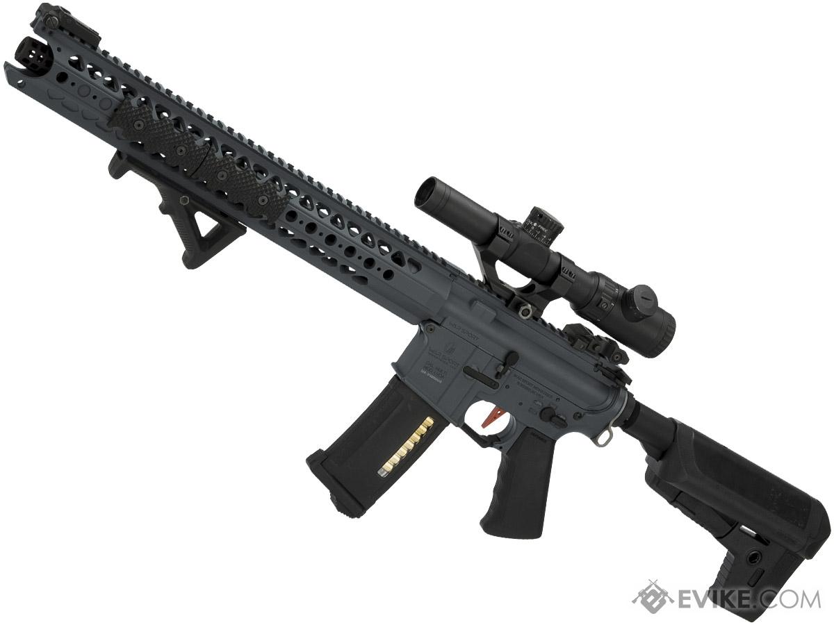 Umbrella Armory Custom Krytac LVOA Airsoft AEG Rifle (Color: Combat Grey / 400 FPS 30 RPS / Carbine)