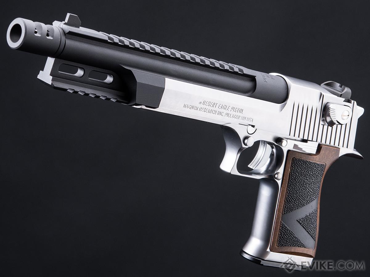 Evike.com Custom Raccoon Special Hand Cannon .50AE Desert Eagle Gas Blowback Airsoft Pistol (Color: Chrome / Green Gas)