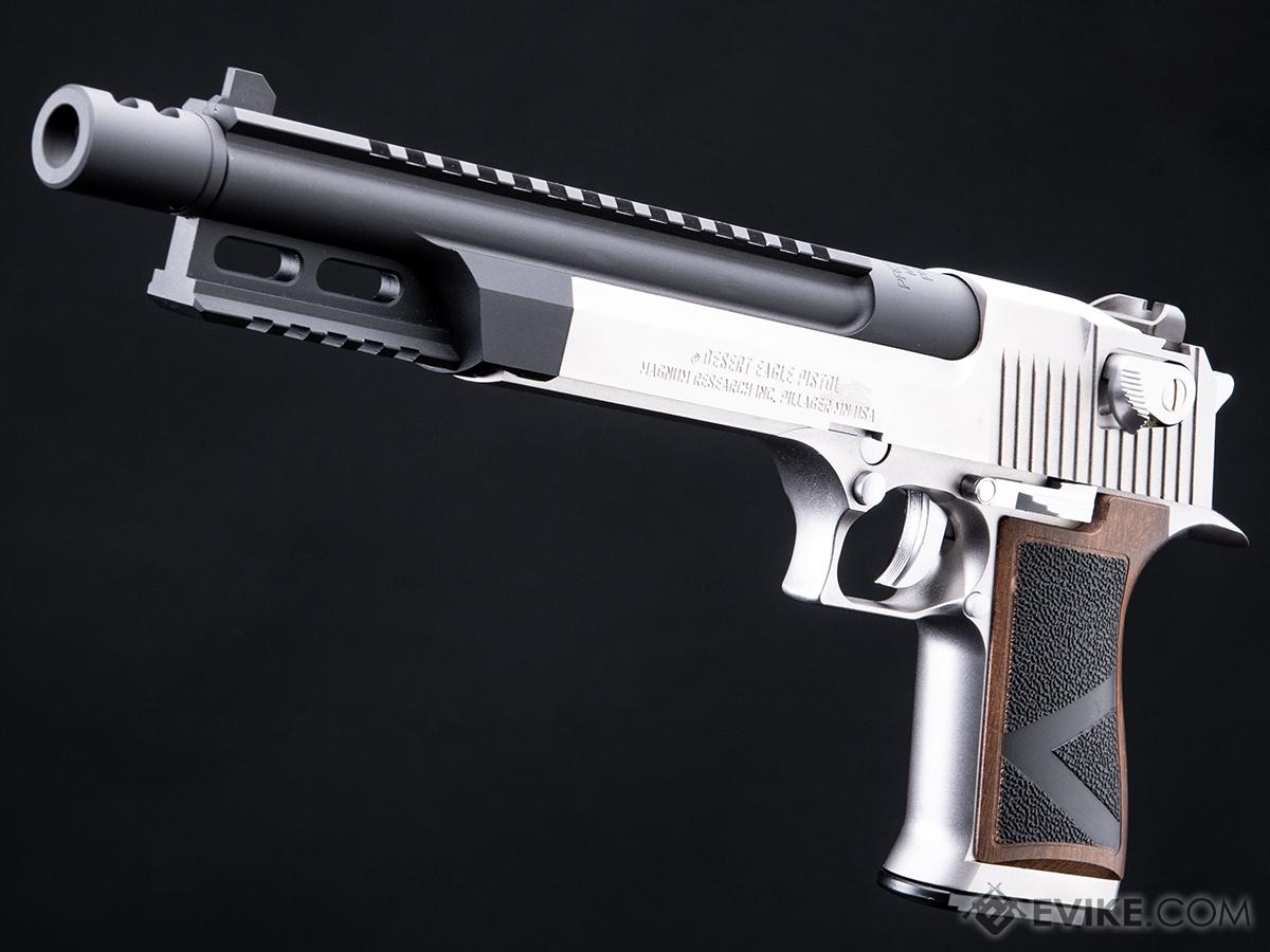 Evike.com Custom Raccoon Special Hand Cannon .50AE Desert Eagle Gas Blowback Airsoft Pistol (Color: Silver / Green Gas)