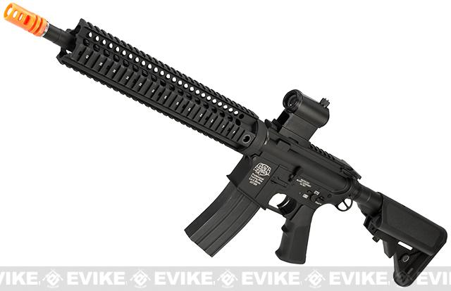 Evike Class I Custom G&P M4 Stealth Series Airsoft AEG Rifle - 12 (Package: Add Battery + Charger)