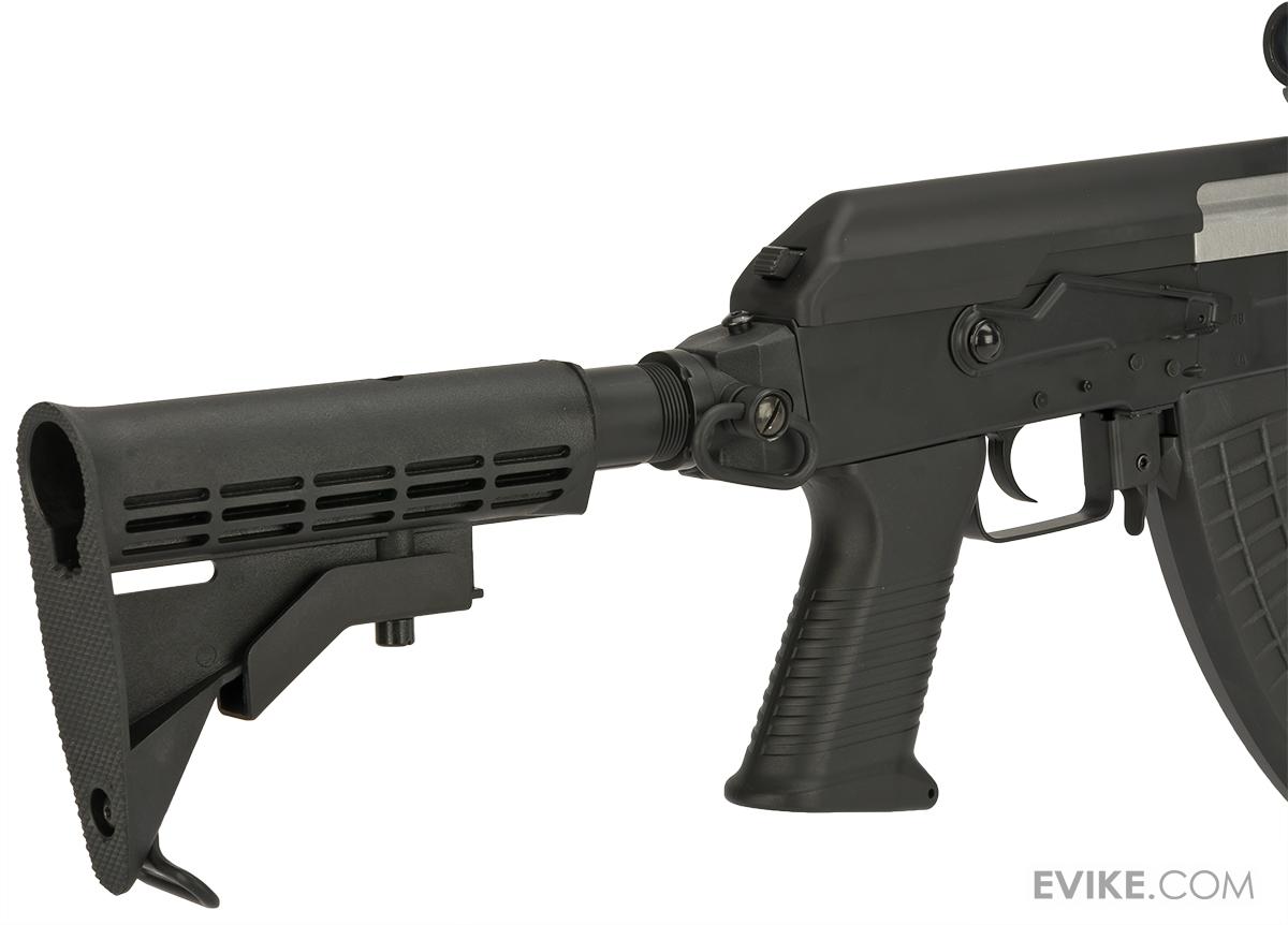 Evike Custom "AK Hybrid" Full Metal AK47 Airsoft AEG with 12" Fortis