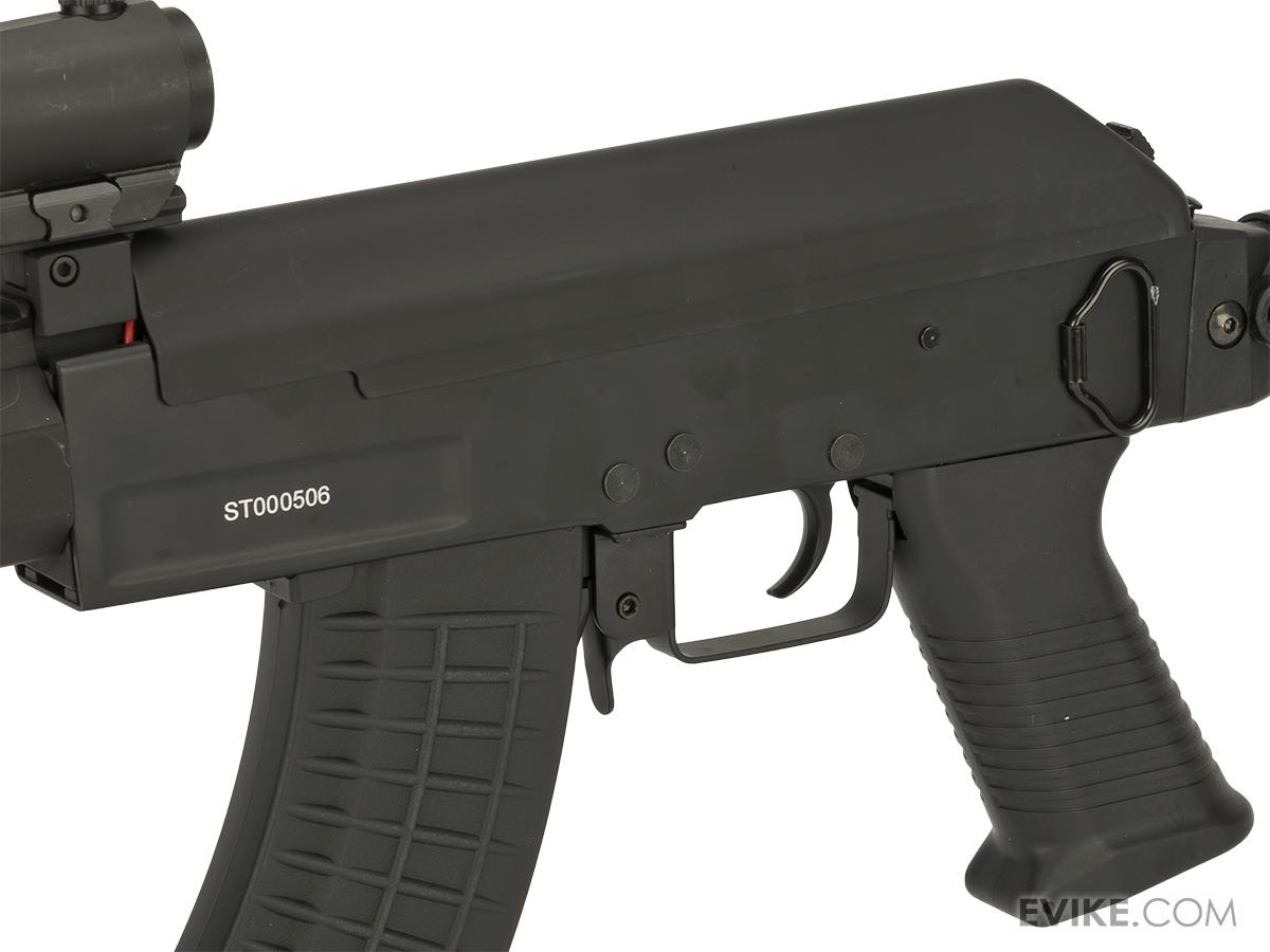 Evike Custom "AK Hybrid" Full Metal AK47 Airsoft AEG with 12.5" MOTS