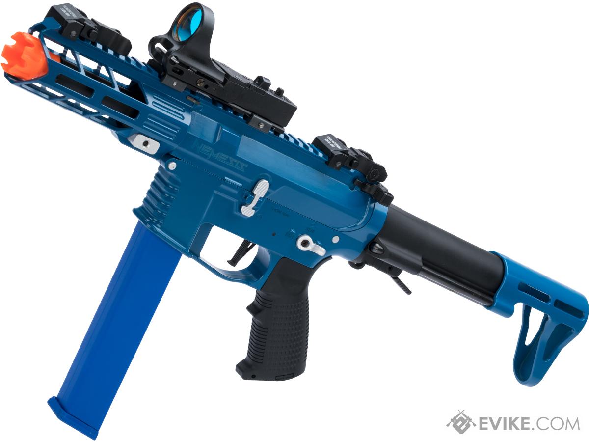 Classic Army Nemesis X9 Airsoft AEG Machine Pistol (Color: Blue / Silver)