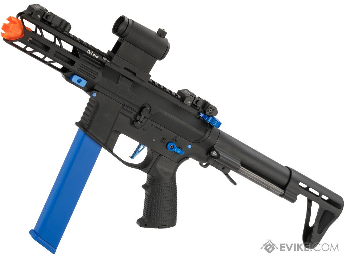 Classic Army Nemesis X9 Full Metal Airsoft AEG Machine Pistol (Color: Black / Blue)