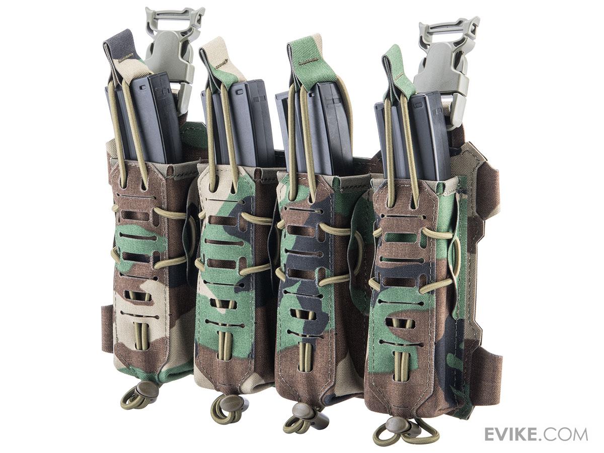 Hunting Equipment KRYDEX Open Top Triple Submachine Gun Mag Pouch