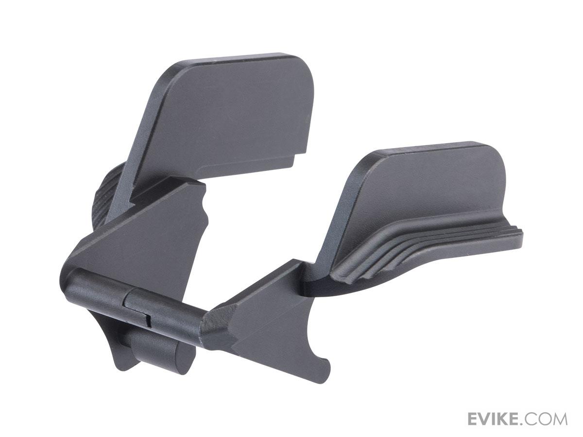 CL Project Stainless Steel CNC Ambidextrous Safety w/ Thumb Wings for Marui Hi-Capa Airsoft GBB Pistols (Model: Black)