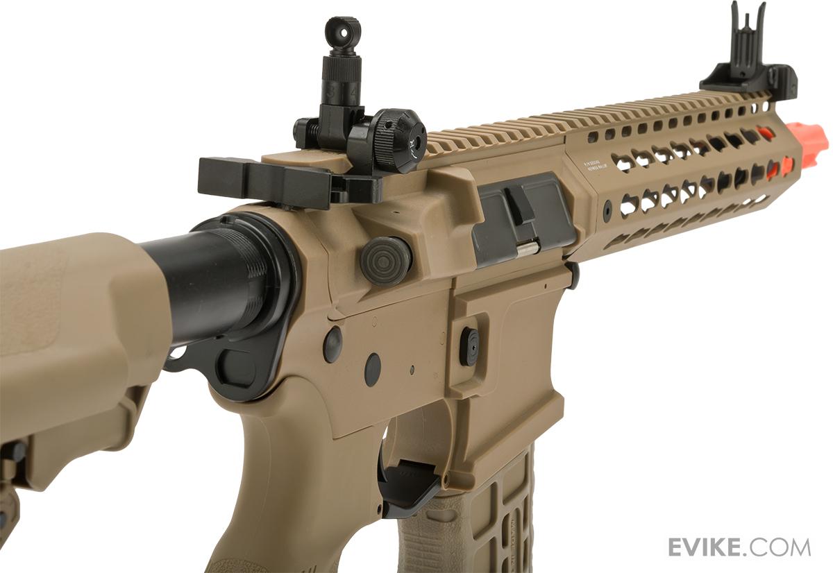 G&G Combat Machine CM16 SRL Airsoft M4 AEG Rifle with Keymod Rail (Package Dark Earth / Gun