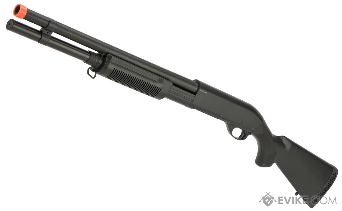 CYMA Standard M870 3-Round Burst Multi-Shot Shell Loading Airsoft Shotgun (Model: Full Stock)