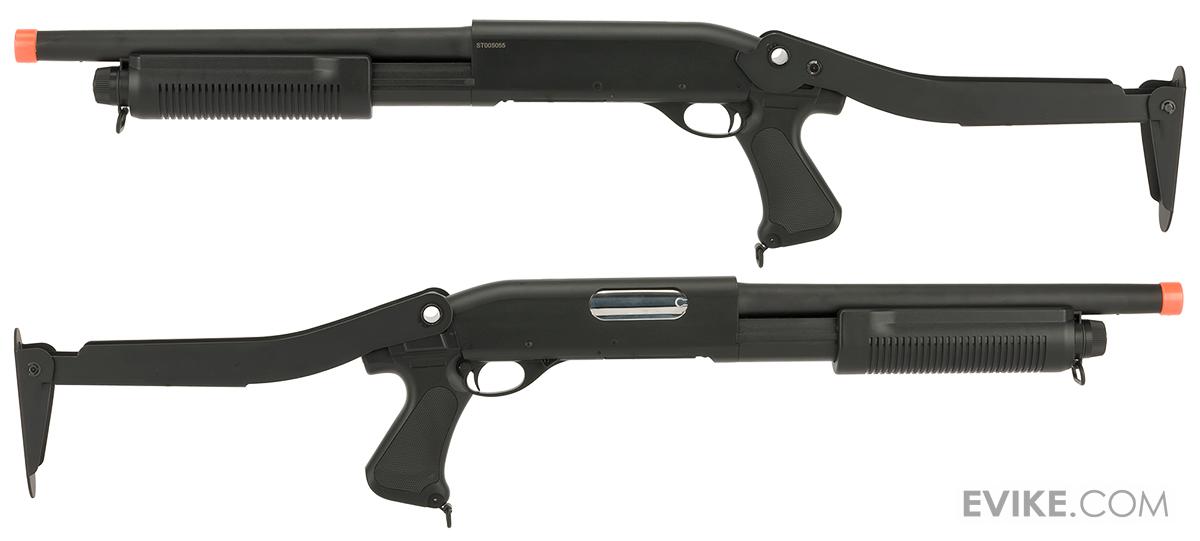 CYMA Standard M870 3Round Burst MultiShot Shell Loading Airsoft