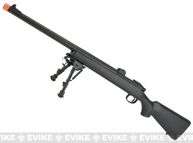 sniper rifle with  bolt action spring