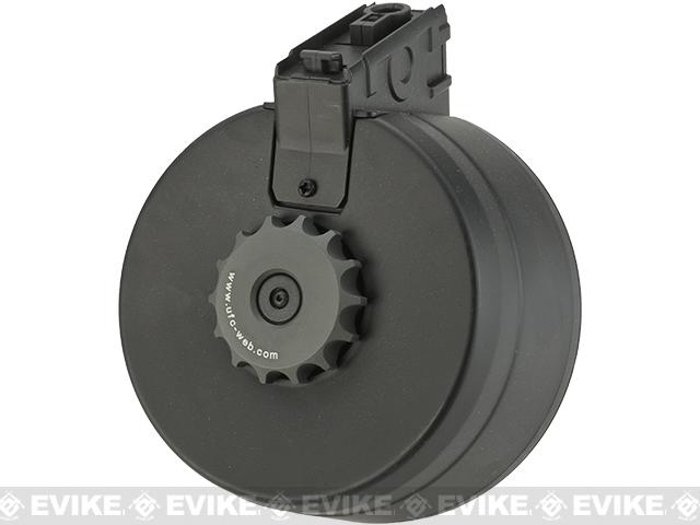 A&K 3000rd Auto Winding & Sound Control Drum Magazine for G3 Series Airsoft AEG