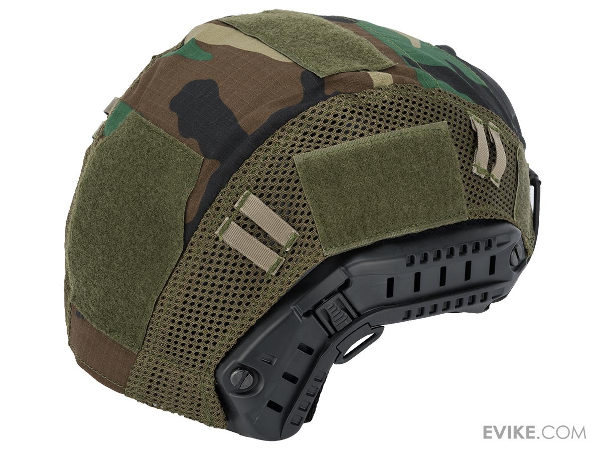 Matrix Bump Type Helmet Cover (Color Woodland), Tactical Gear/Apparel