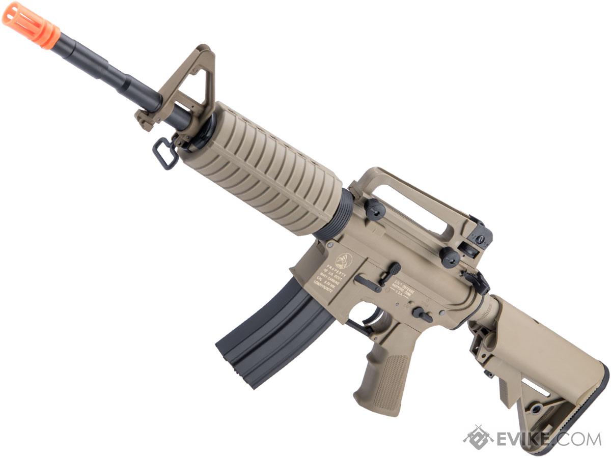 Cybergun Licensed Colt Sportsline M4 AEG Rifle w/ G3 Micro-Switch Gearbox (Model: M4A1 w/ Crane Stock / Tan)