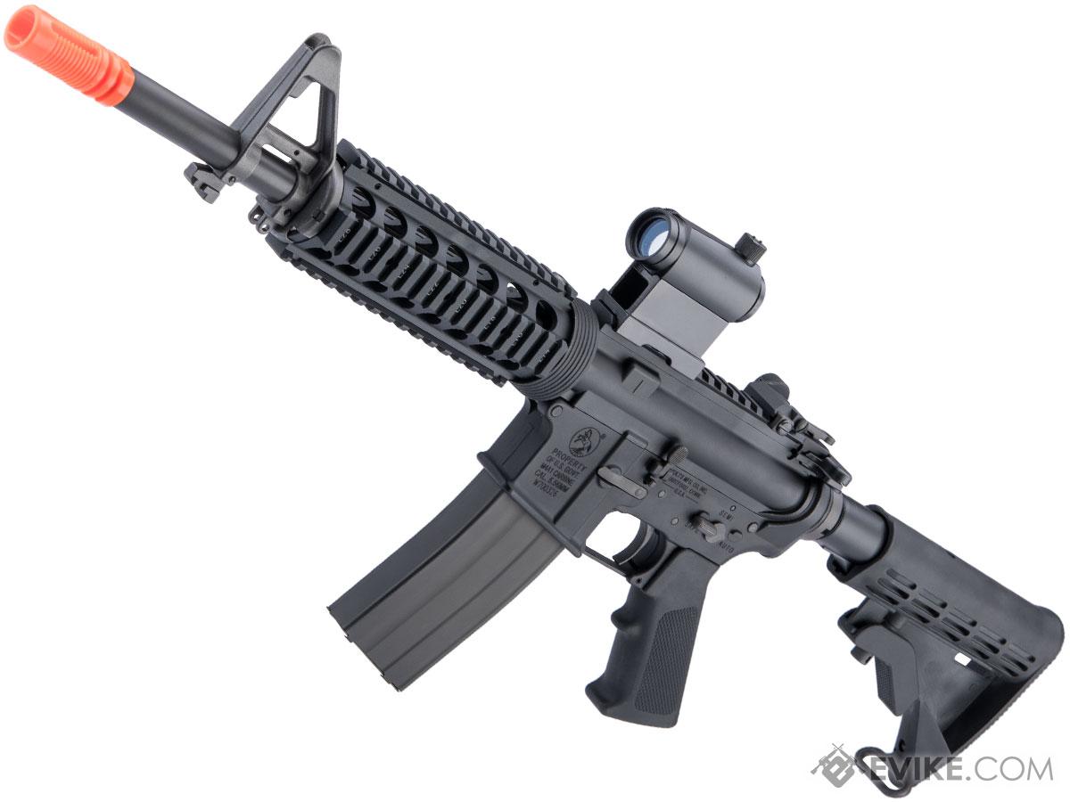 GHK Colt Licensed M4A1 V2 RIS Gas Blowback Airsoft Rifle by Cybergun (Length: 12.5)