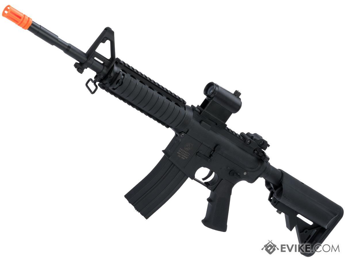 Cybergun Licensed Colt Sportsline M4 AEG Rifle w/ G3 Micro-Switch Gearbox (Model: Rainbow 14.5 / Black)
