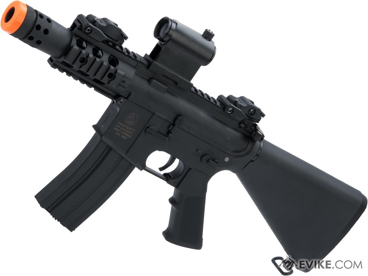 Cybergun Licensed Colt Sportsline M4 AEG Rifle w/ G3 Micro-Switch Gearbox (Model: Delta Mini / Black)