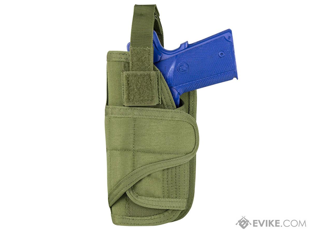 Condor Vertical MOLLE Ready Holster (Color: OD Green / Left Hand)