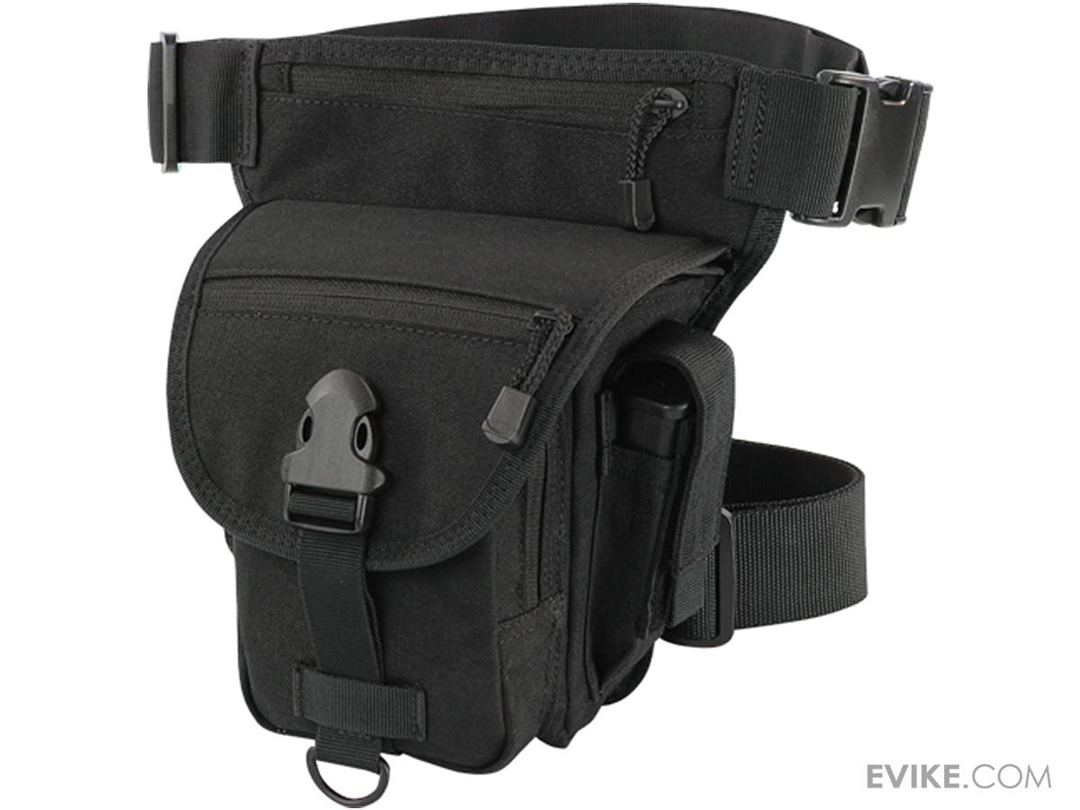 Condor MA25 Black Tactical PALS MOLLE Modular Utility Drop Down Thigh Leg Rig 