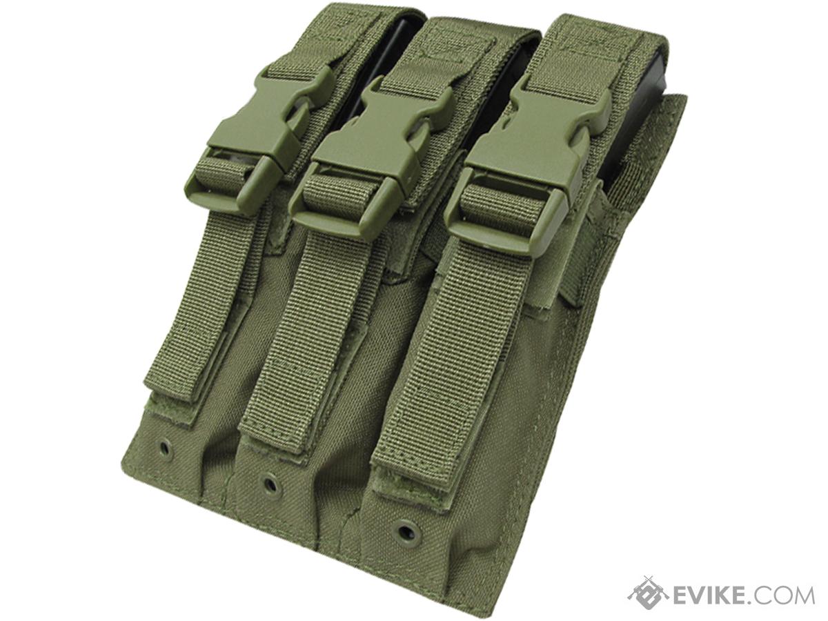 Condor Tactical Triple MP5 / SMG Magazine Pouch (Color: OD Green), Tactical Gear/Apparel, Pouches, Mag Pouches (Rifle, SMG, MG) - Evike.com Airsoft Superstore Condor Tactical Triple MP5 / SMG Magazine Pouch (Color: OD Green), Tactical Gear/Apparel, Pouches, Mag Pouches (Rifle, SMG, MG) - Evike.com Airsoft Superstore