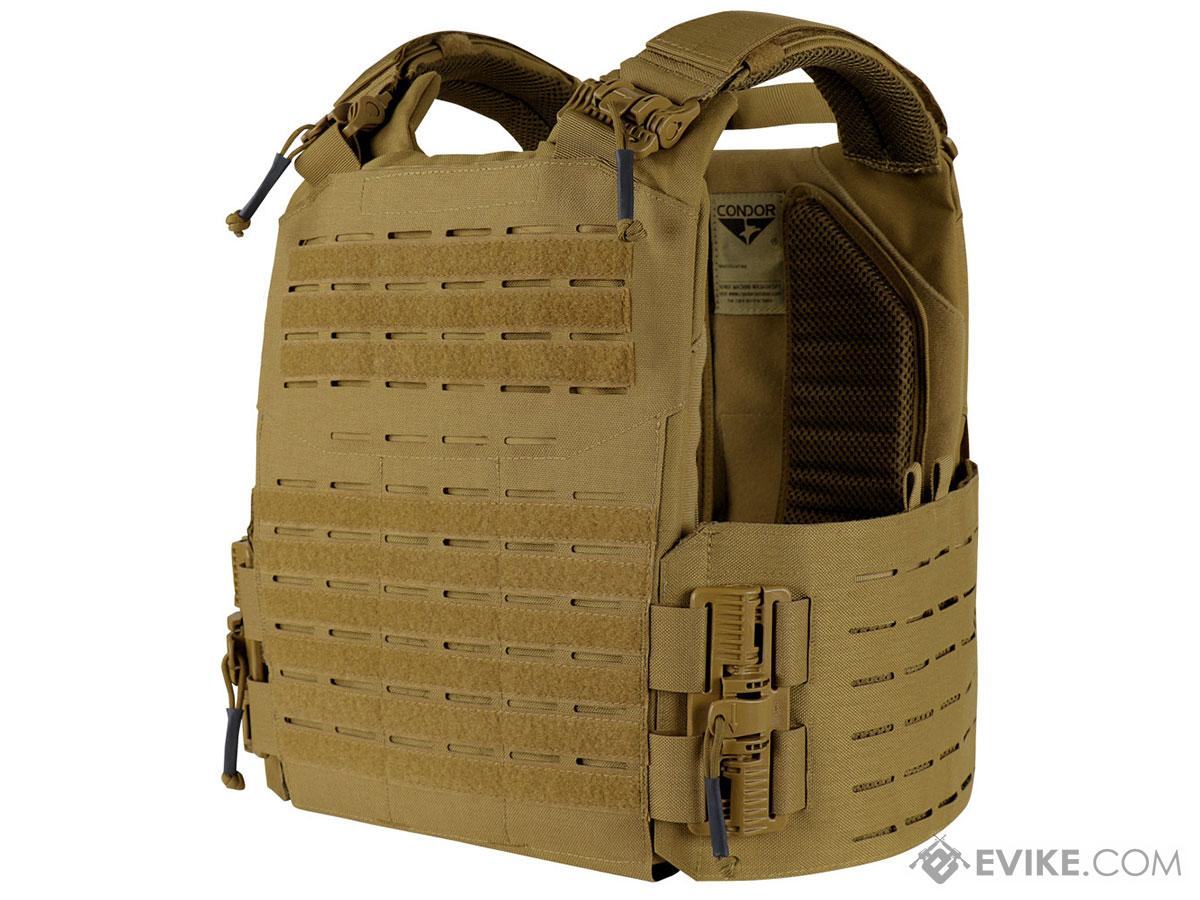 Condor Vanquish RS Plate Carrier (Color: Coyote Brown / Small - Medium)