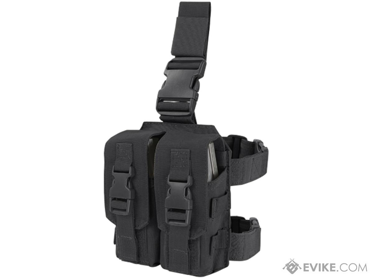 Condor Drop Leg M4 Mag Pouch (Color: Black)