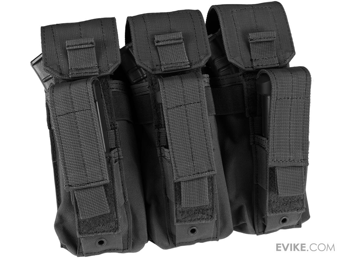 Condor Triple AK Kangaroo Magazine Pouch (Color: Black)