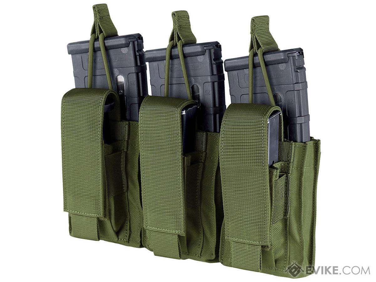 Condor Gen 2 Triple Kangaroo Mag Pouch for M4/M16 (Color: Olive Drab)
