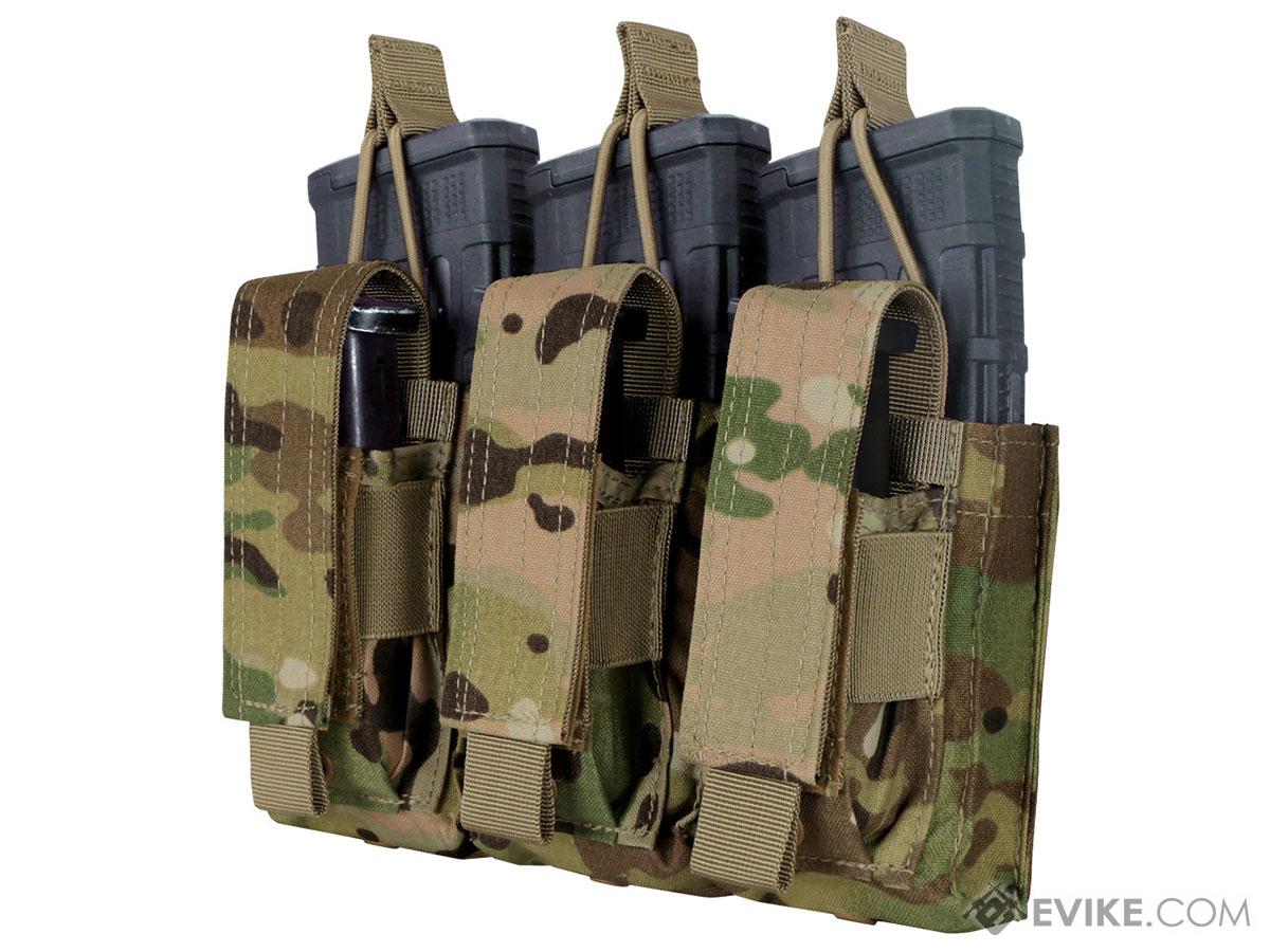 Condor Gen 2 Triple Kangaroo Mag Pouch for M4/M16 (Color: Multicam)