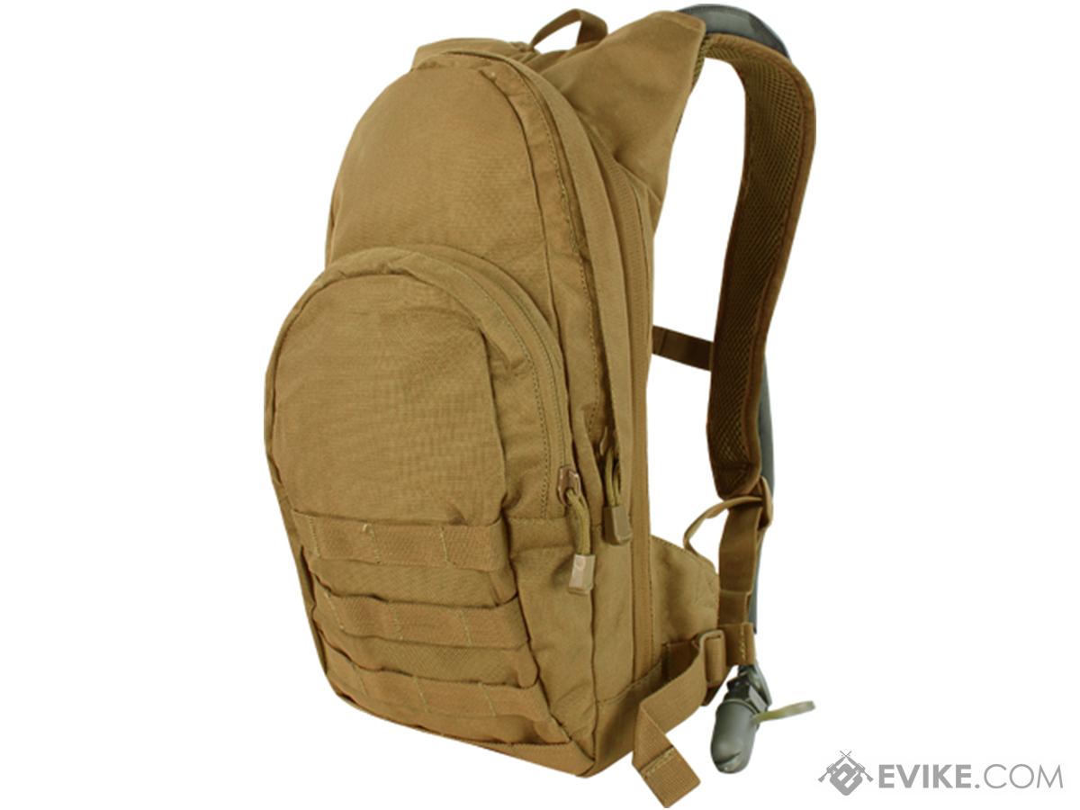 Condor Military Style Hydration Backpack w Molle Color Coyote Tactical Gear Apparel Bags Backpacks Evike Airsoft Superstore