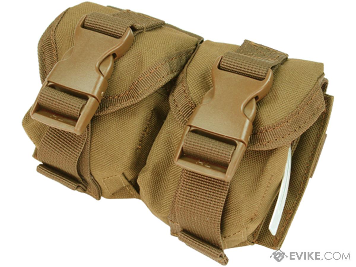 Condor Tactical Double Frag Grenade Pouch (Color: Coyote Brown)