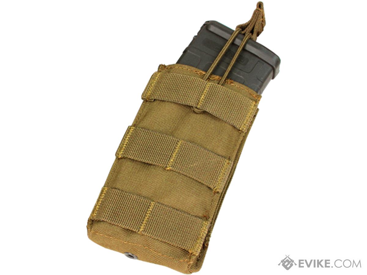 Condor Single Open Top Magazine Pouch for M4/M16 Magazines (Color: Coyote)