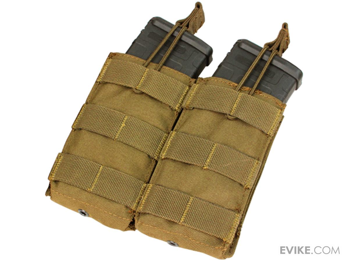 Condor Tactical Open Top Double AR15 / M4 / M16 / 5.56 NATO Magazine Pouch (Color: Coyote Brown)