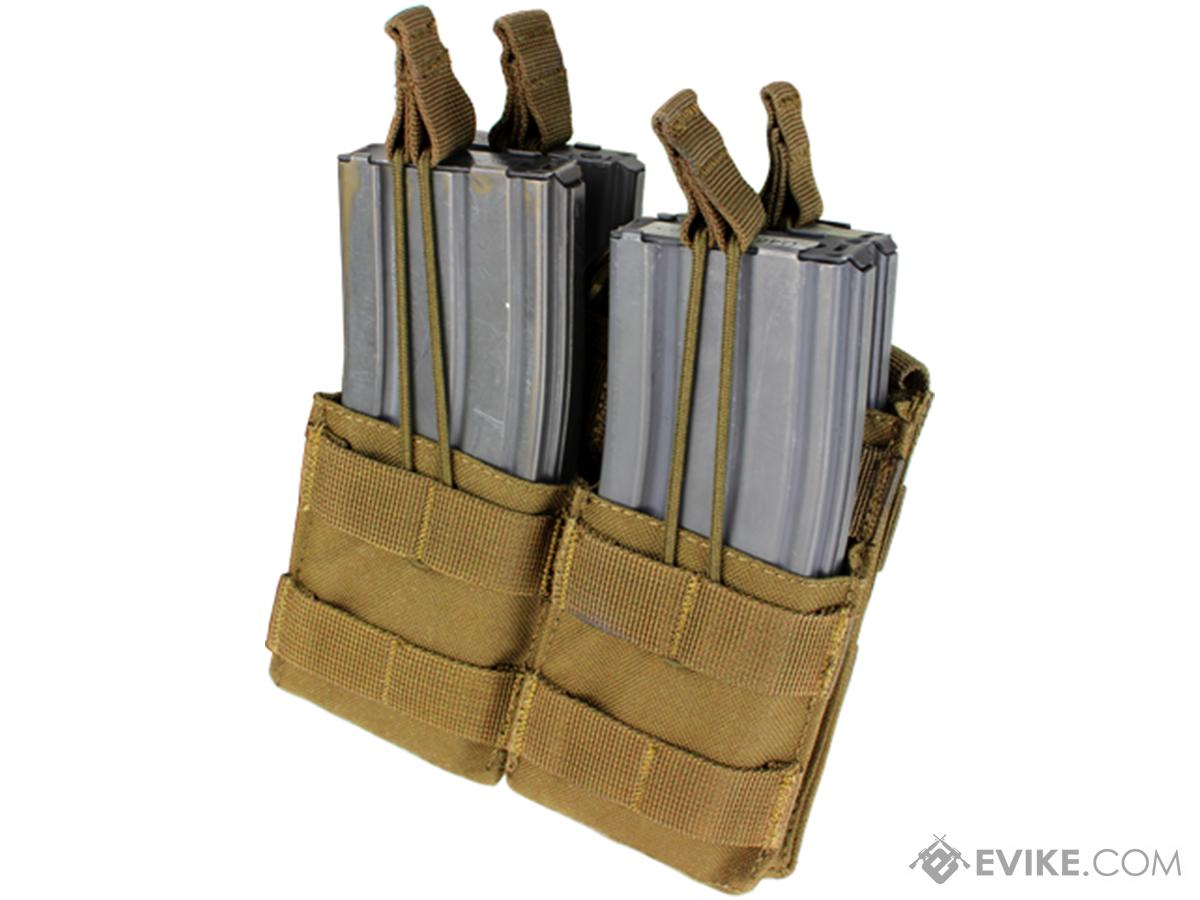 Condor Tactical Open Top Double Stacker AR15 / M4 / M16 / 5.56 NATO Magazine Pouch (Color: Coyote Brown)