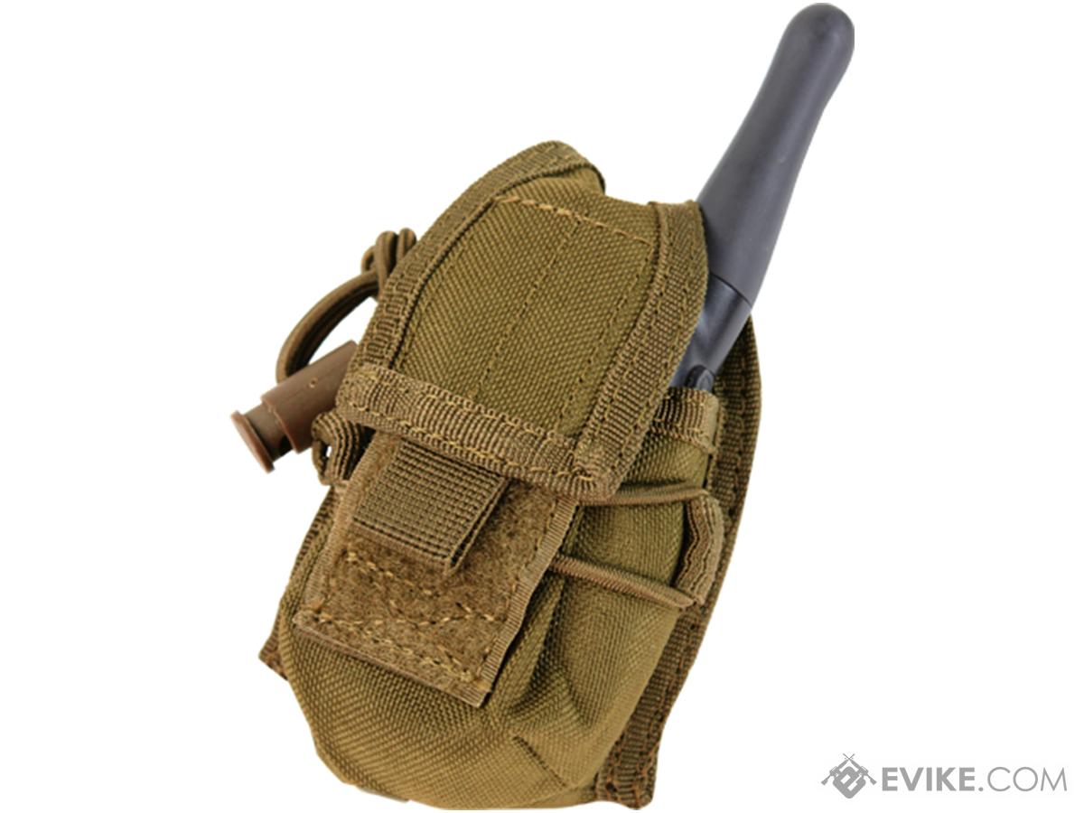 Condor MOLLE Multi-Purpose Handheld FRS Radio MOLLE Pouch (Color: Coyote Brown)