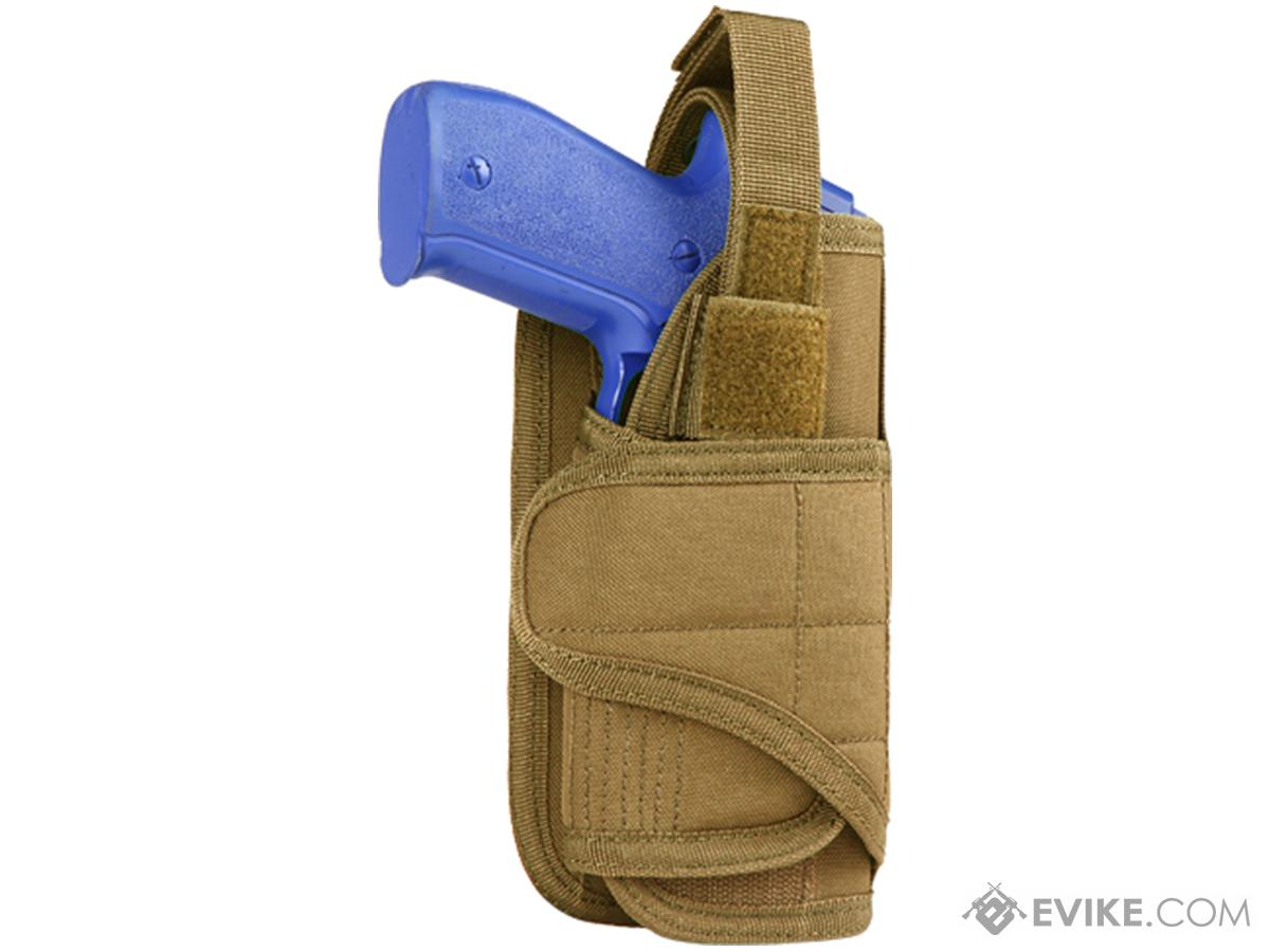 Condor Vertical MOLLE Ready Holster (Color: Coyote / Right Hand)